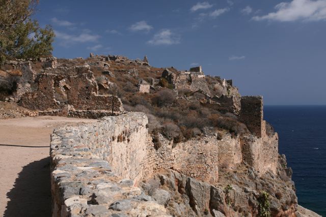 Monemvasia - Archaeological ruins of the Upper Town